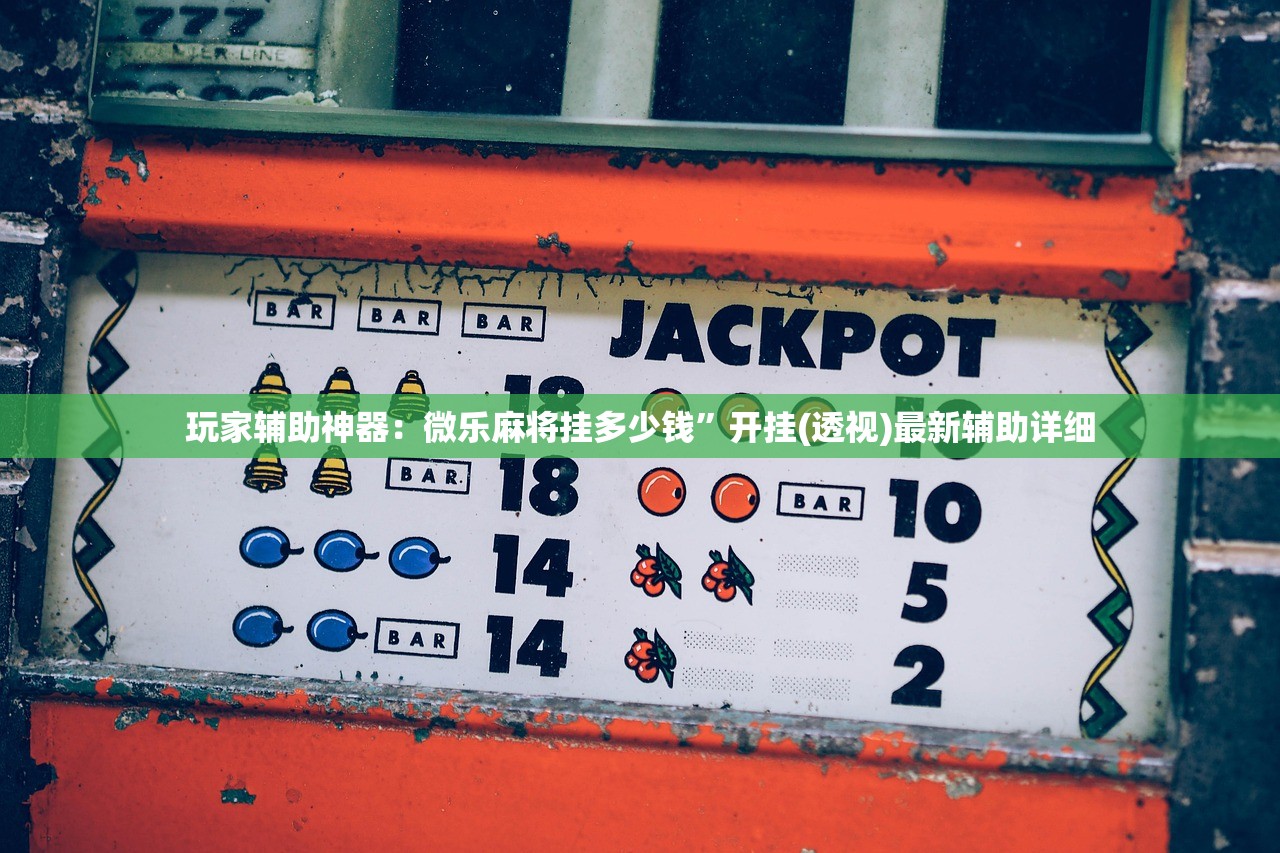 玩家辅助神器：微乐麻将挂多少钱”开挂(透视)最新辅助详细