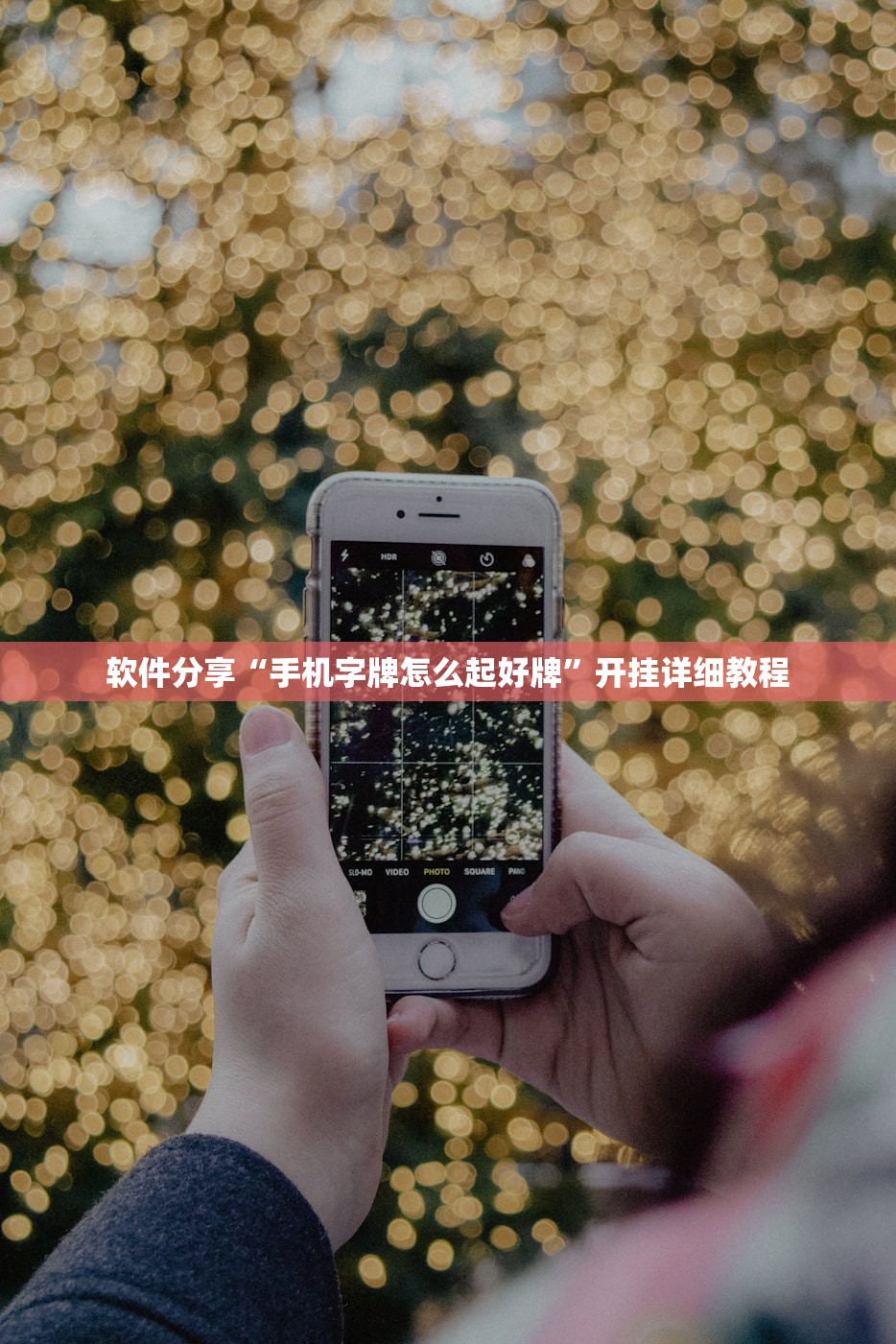 软件分享“手机字牌怎么起好牌”开挂详细教程
